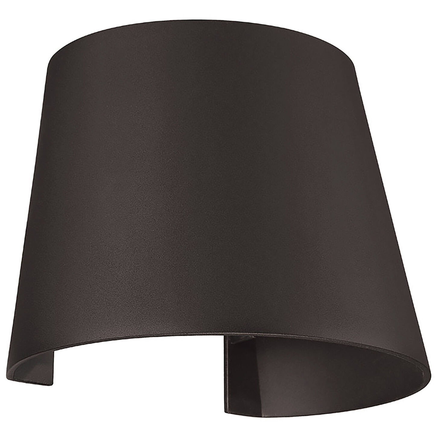 Cone LED 6 inch Bronze Outdoor Wall Sconce