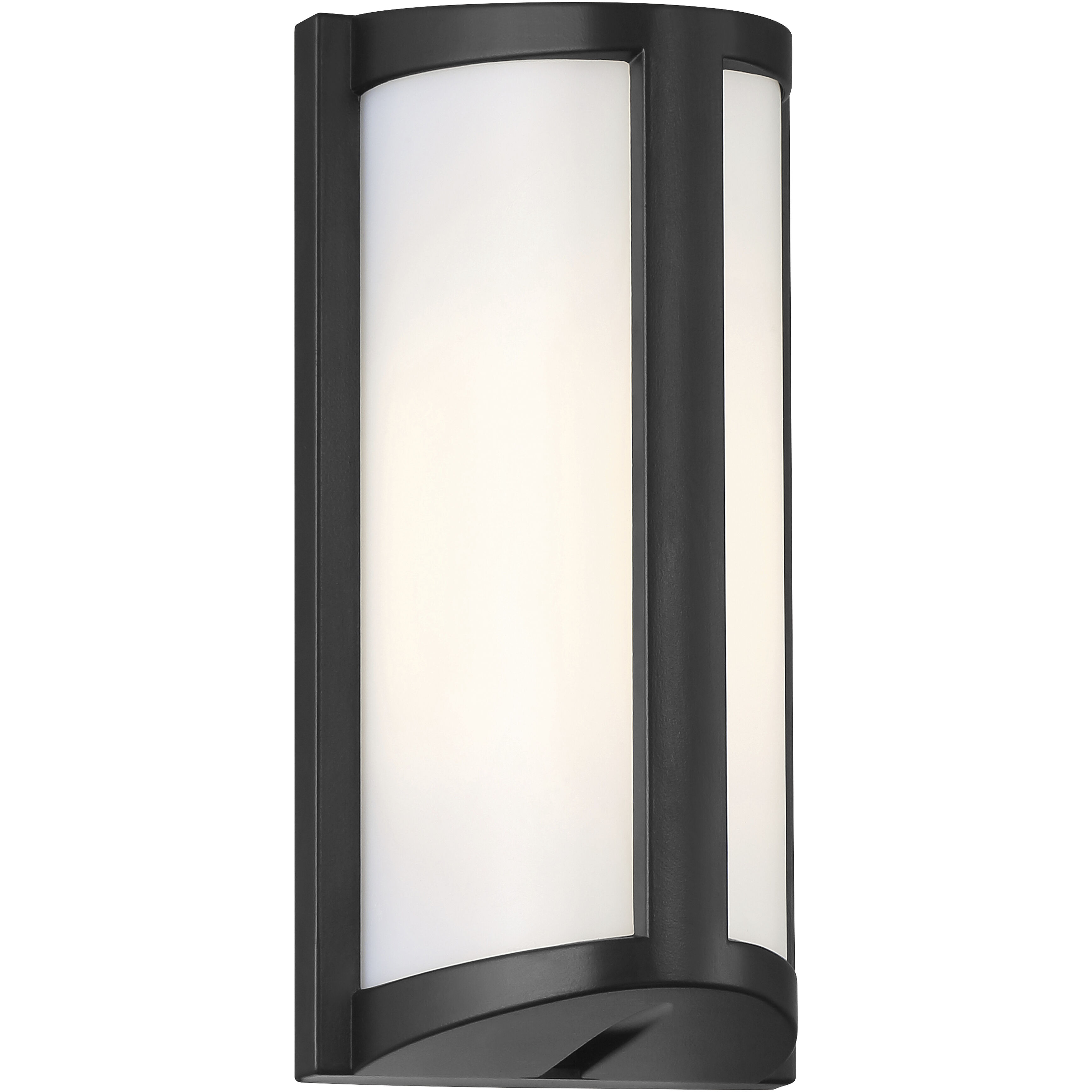 Margate LED 10.25 inch Black and White Outdoor Wall Sconce