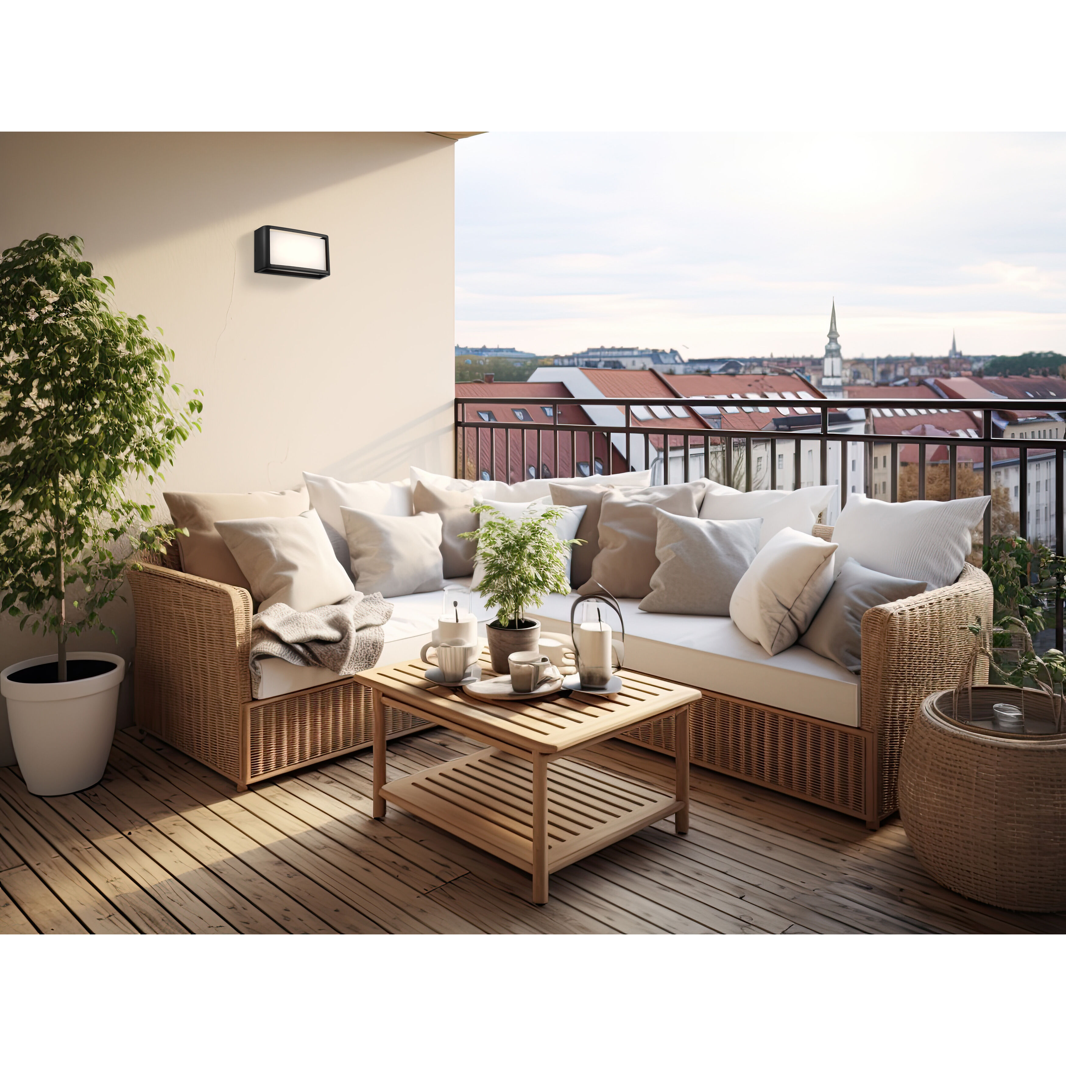 Malibu 1 Light 5 inch Black Outdoor Wall Sconce