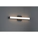 Maxx 24 inch Matte Black Bath Vanity Light Wall Light