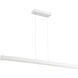 Carmel LED 48 inch Matte White Island Light Ceiling Light