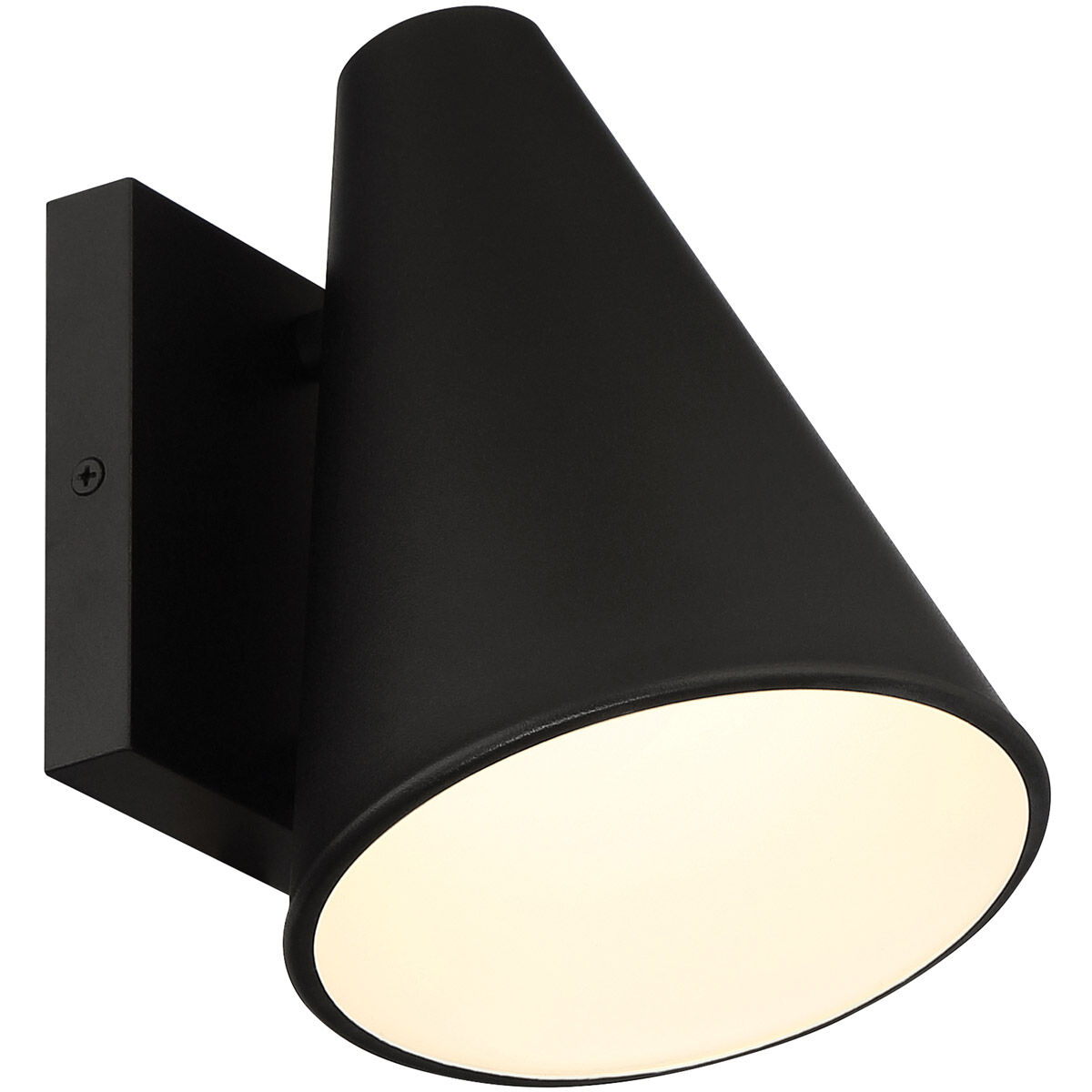 Solano LED 8 inch Black Outdoor Wall Sconce