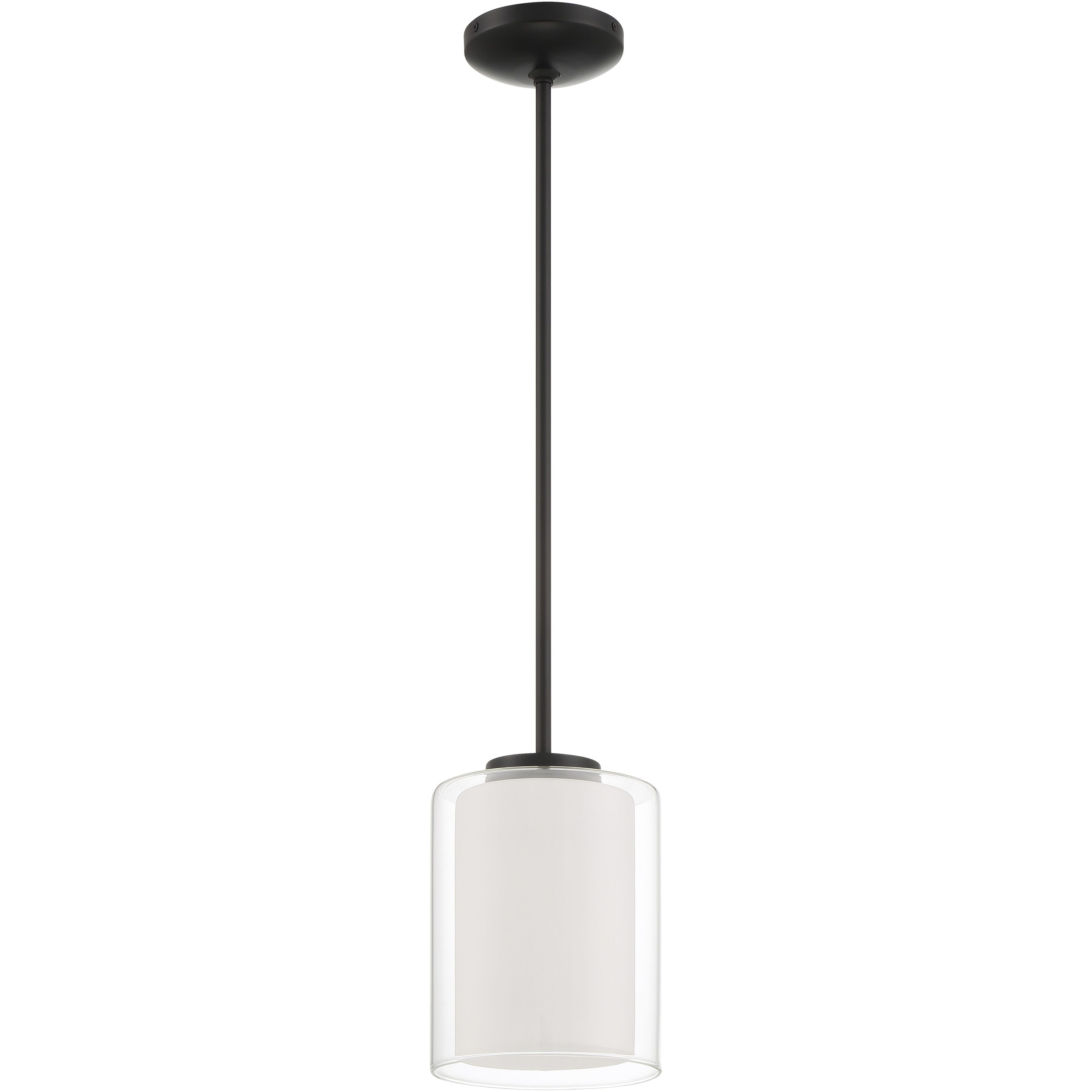 Seville 7 inch Matte Black Pendant Ceiling Light