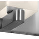 Archi 3 Light 18.3 inch Brushed Steel Vanity Light Wall Light