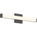 Maxx 24 inch Matte Black Bath Vanity Light Wall Light