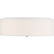 Mid Town LED 18 inch Antique Brushed Brass Flush Mount Ceiling Light