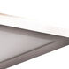 Boxer LED 7.5 inch Brushed Steel Flush Mount Ceiling Light