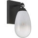 Ombre 4.75 inch Black Wall Sconce Wall Light