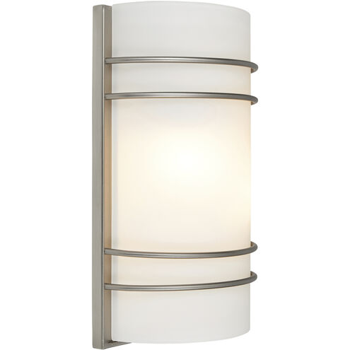 Artemis LED 8 inch Brushed Steel ADA Wall Sconce Wall Light in Opal