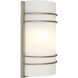Artemis LED 8 inch Brushed Steel ADA Wall Sconce Wall Light in Opal