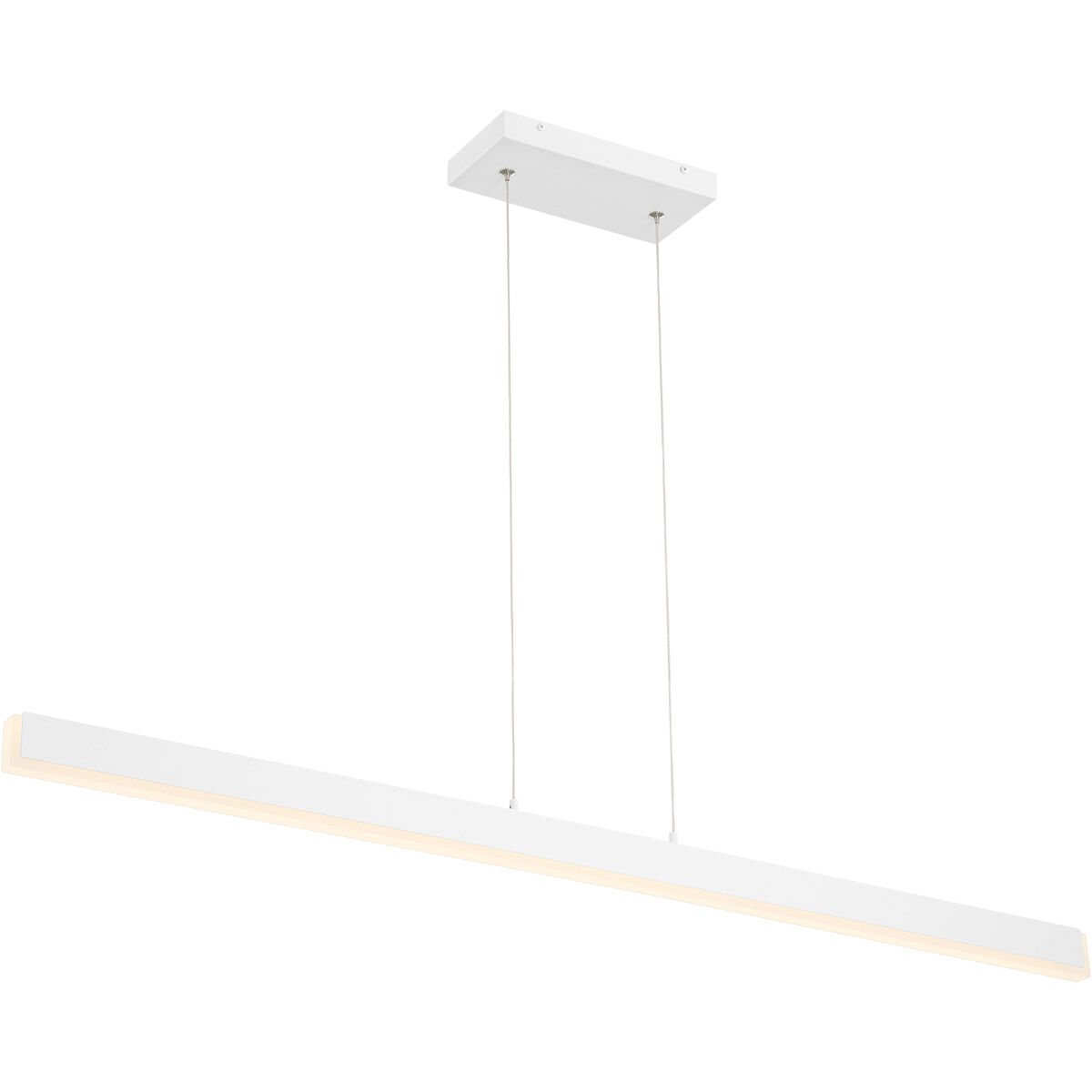 Illume LED 1 inch Matte White Pendant Ceiling Light