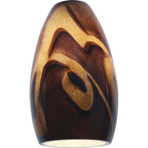 Inari Silk Glass 6 inch Pendant Glass Shade in Inca