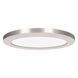 ModPLUS LED 9 inch Brushed Steel Flush Mount Ceiling Light, Round