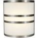 Artemis LED 10 inch Brushed Steel ADA Wall Sconce Wall Light
