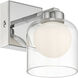 Chloe 4.75 inch Chrome Wall Sconce Wall Light
