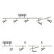 Viper 5 Light 120 Brushed Steel Track Light Ceiling Light