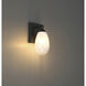 Ombre 4.75 inch Black Wall Sconce Wall Light