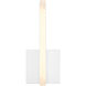 Illume LED 5 inch Matte White Wall Sconce Wall Light