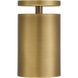 Pint Indoor 1 Light 4.5 inch Antique Brushed Brass Semi Flush Ceiling Light