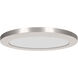 ModPLUS LED 7 inch Brushed Steel Flush Mount Ceiling Light