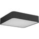 Granada LED 19.75 inch Black and White Flush Mount Ceiling Light