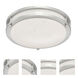 Sparc LED 12 inch Chrome Flush Mount Ceiling Light