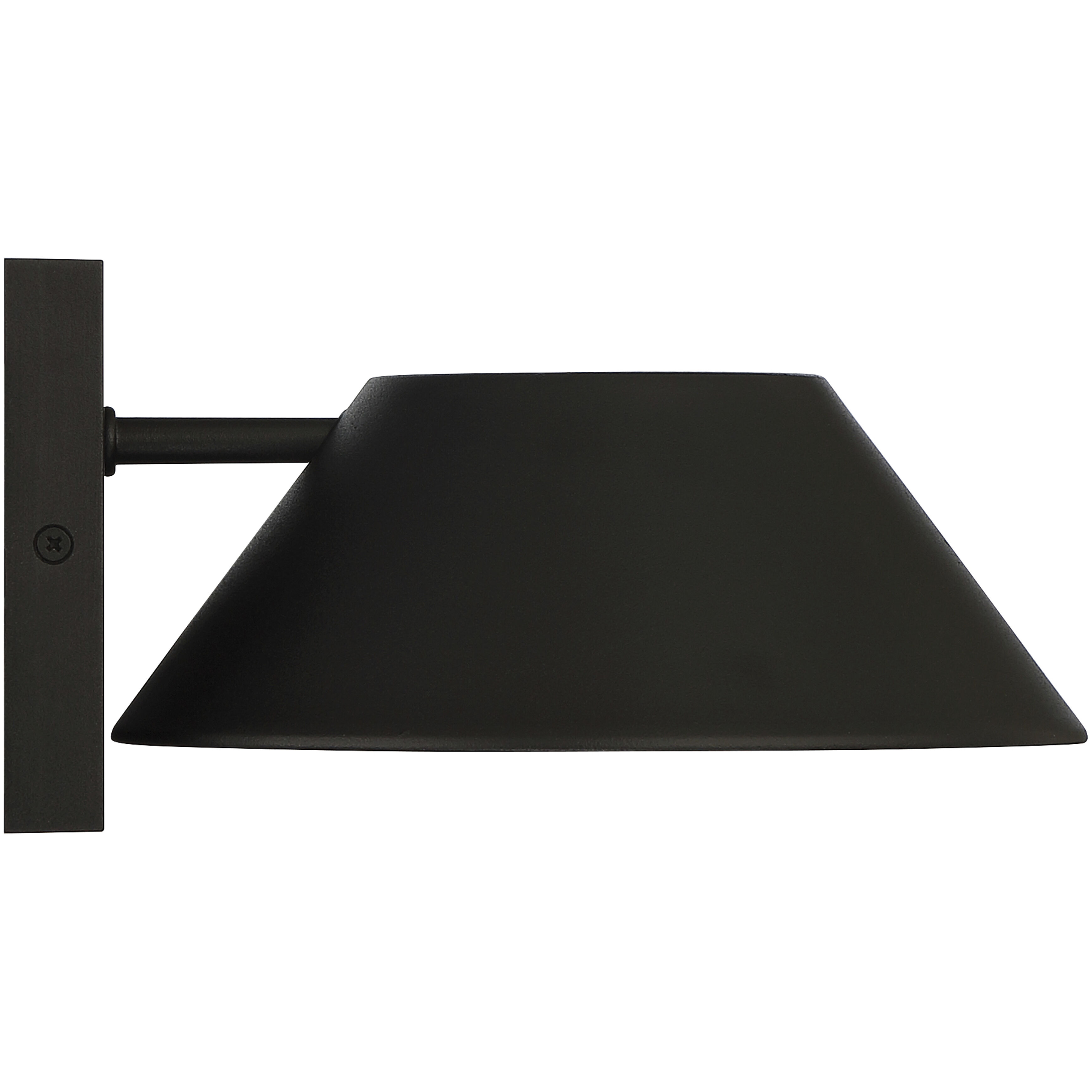 Solano 1 Light 6 inch Black Outdoor Wall Sconce