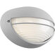 Clifton LED 5.25 inch Satin Outdoor Bulkhead