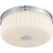 Daniella 11.25 inch Chrome Flush Mount Ceiling Light