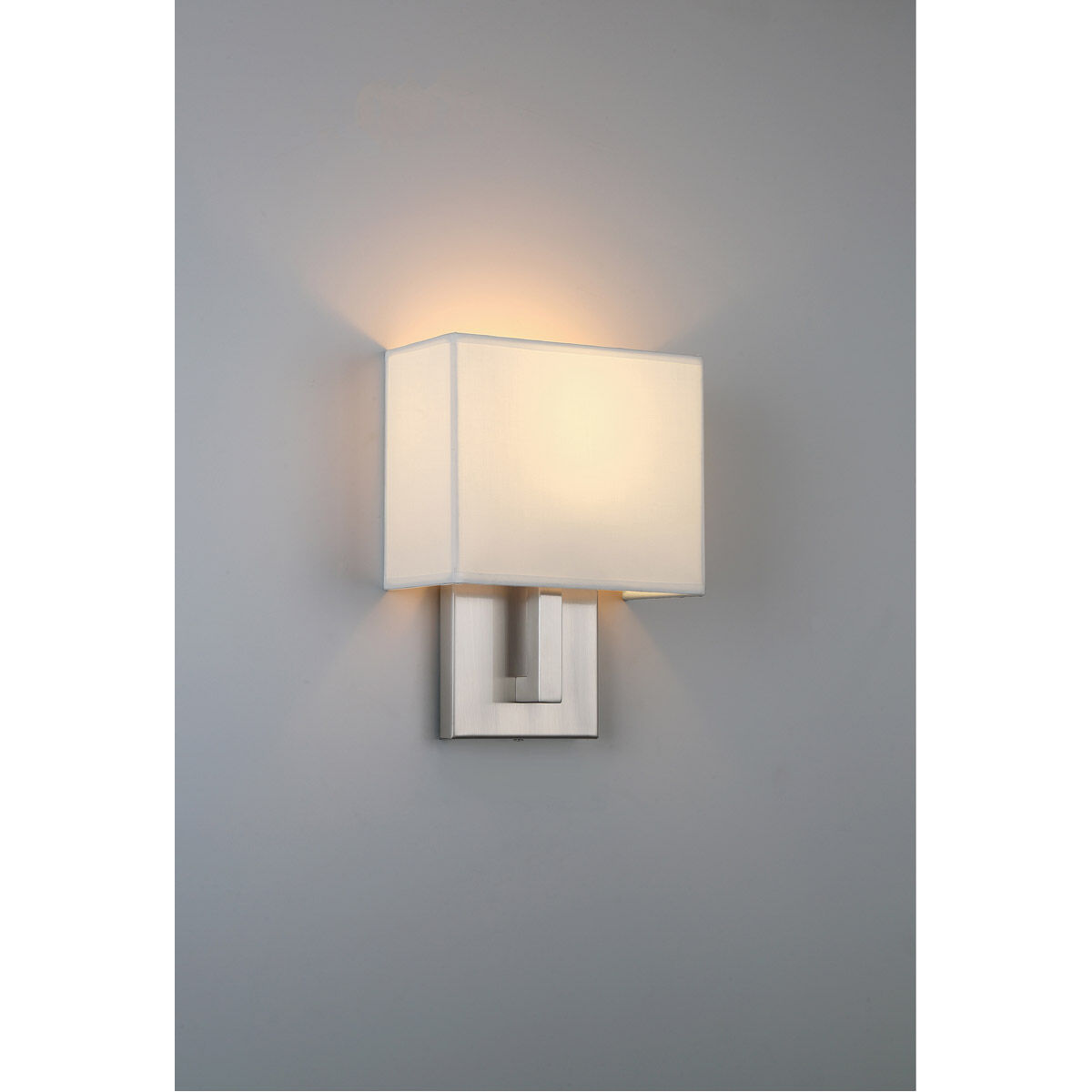 Mid Town Wall Sconce Wall Light in Brushed Steel