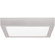 Ulko LED 9 inch SILVER Flush Mount Ceiling Light