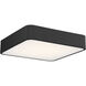 Granada Color Selectable 15.75 inch Black Flush Mount Ceiling Light