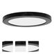 ModPLUS LED 7 inch Black Flush Mount Ceiling Light