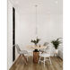 Pilson LED 5 inch Satin Pendant Ceiling Light