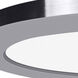 ModPLUS LED 7 inch Chrome Flush Mount Ceiling Light, Round