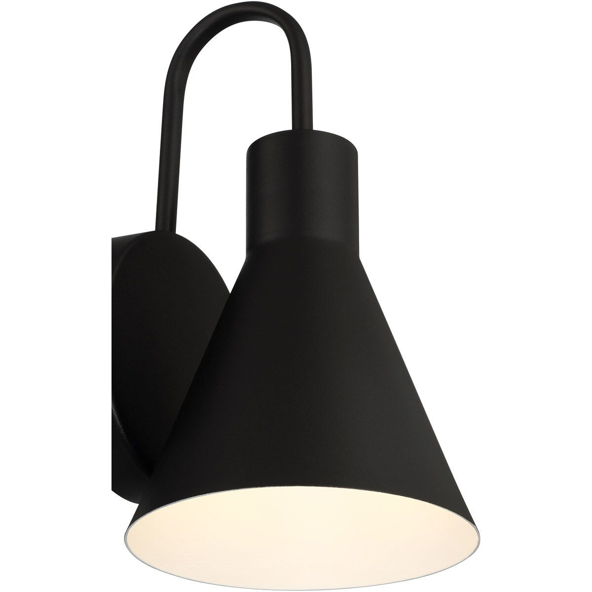 Solano LED 12 inch Black Outdoor Wall Sconce