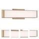 Citi LED 48 inch Antique Brushed Brass LED Vanity Light Wall Light