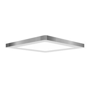 ModPLUS LED 8.5 inch Chrome Flush Mount Ceiling Light, Square
