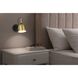 Ponti 1 Light 5 inch Antique Brushed Brass Reading Light Wall Light