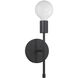 Iconic II G LED 5 inch Matte Black Wall Sconce Wall Light