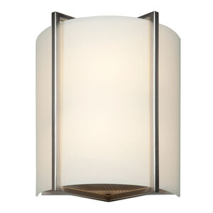 Vector 2 Light 9 inch Brushed Steel ADA Wall Sconce Wall Light