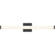 Maxx 30 inch Matte Black Bath Vanity Light Wall Light