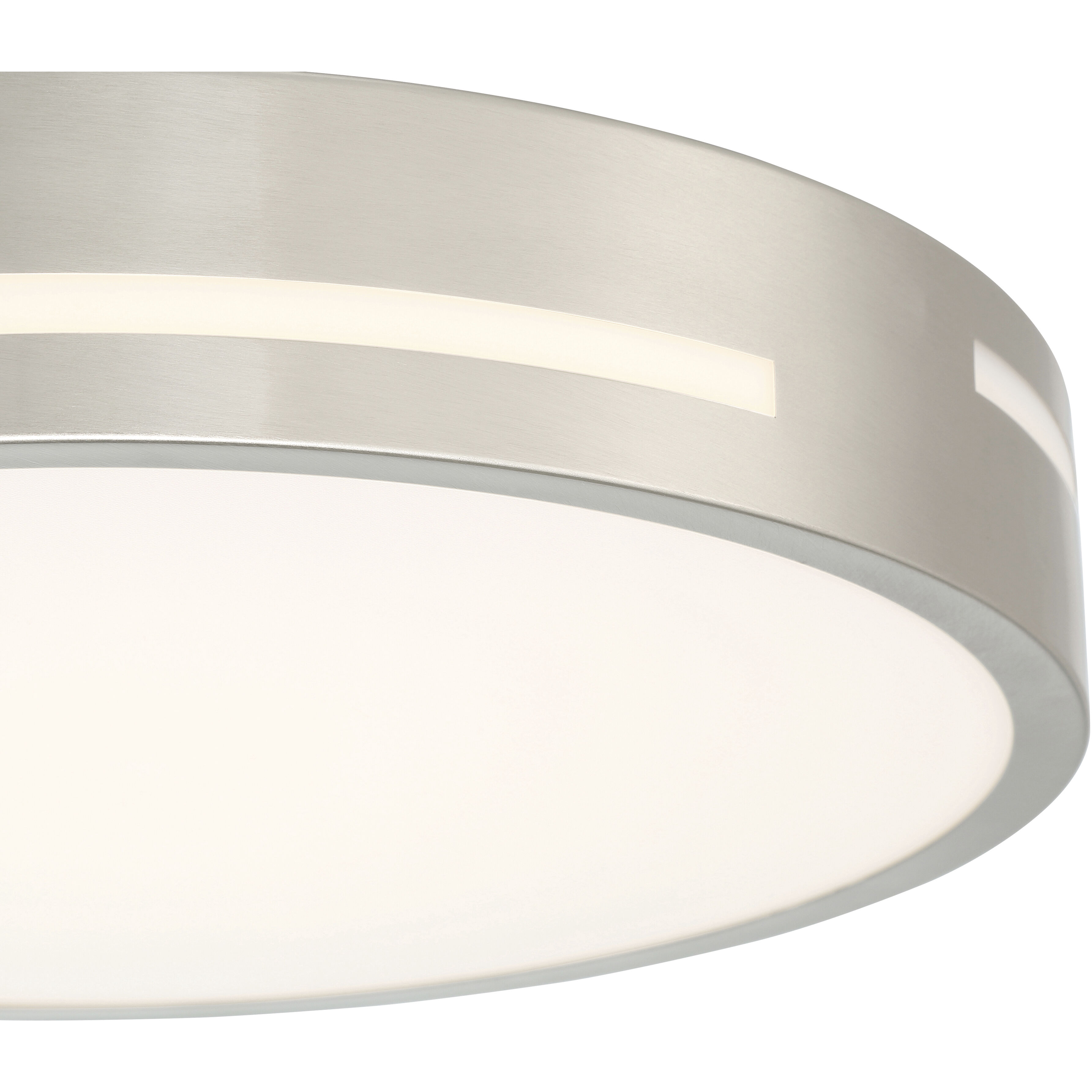 Harmony LED 15 inch Brushed Steel Flush Mount Ceiling Light