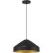 Prism LED 8 inch Matte Black Pendant Ceiling Light