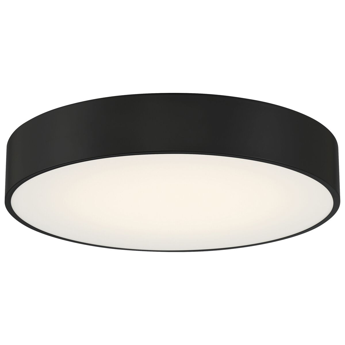 Como LED 21.75 inch Black Flush Mount Ceiling Light