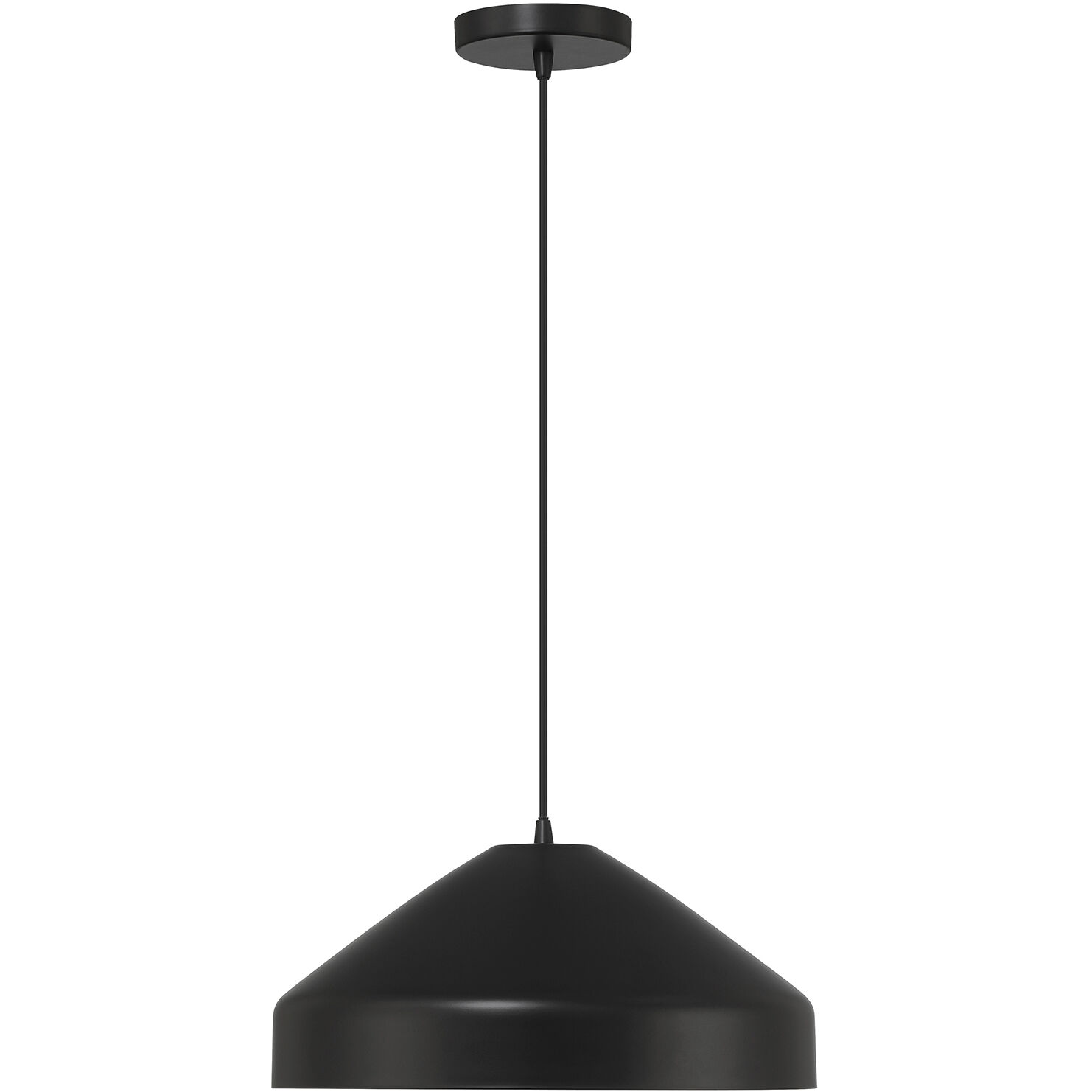 Prism LED 8 inch Matte Black Pendant Ceiling Light