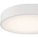Como LED 21.75 inch White Flush Mount Ceiling Light
