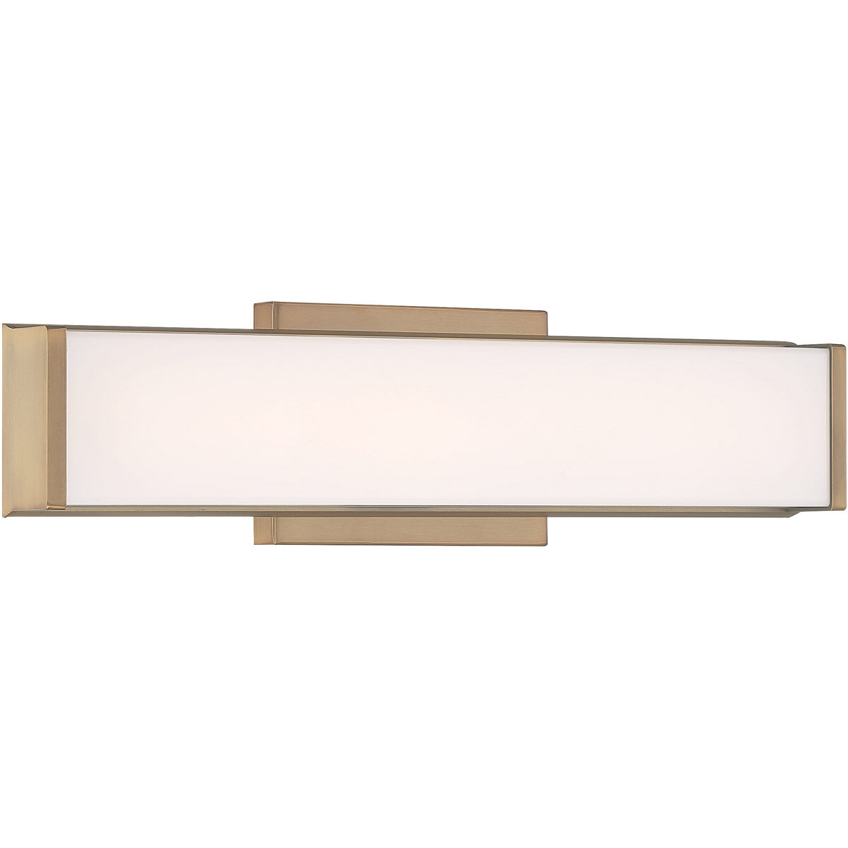 Citi LED 48 inch Antique Brushed Brass LED Vanity Light Wall Light