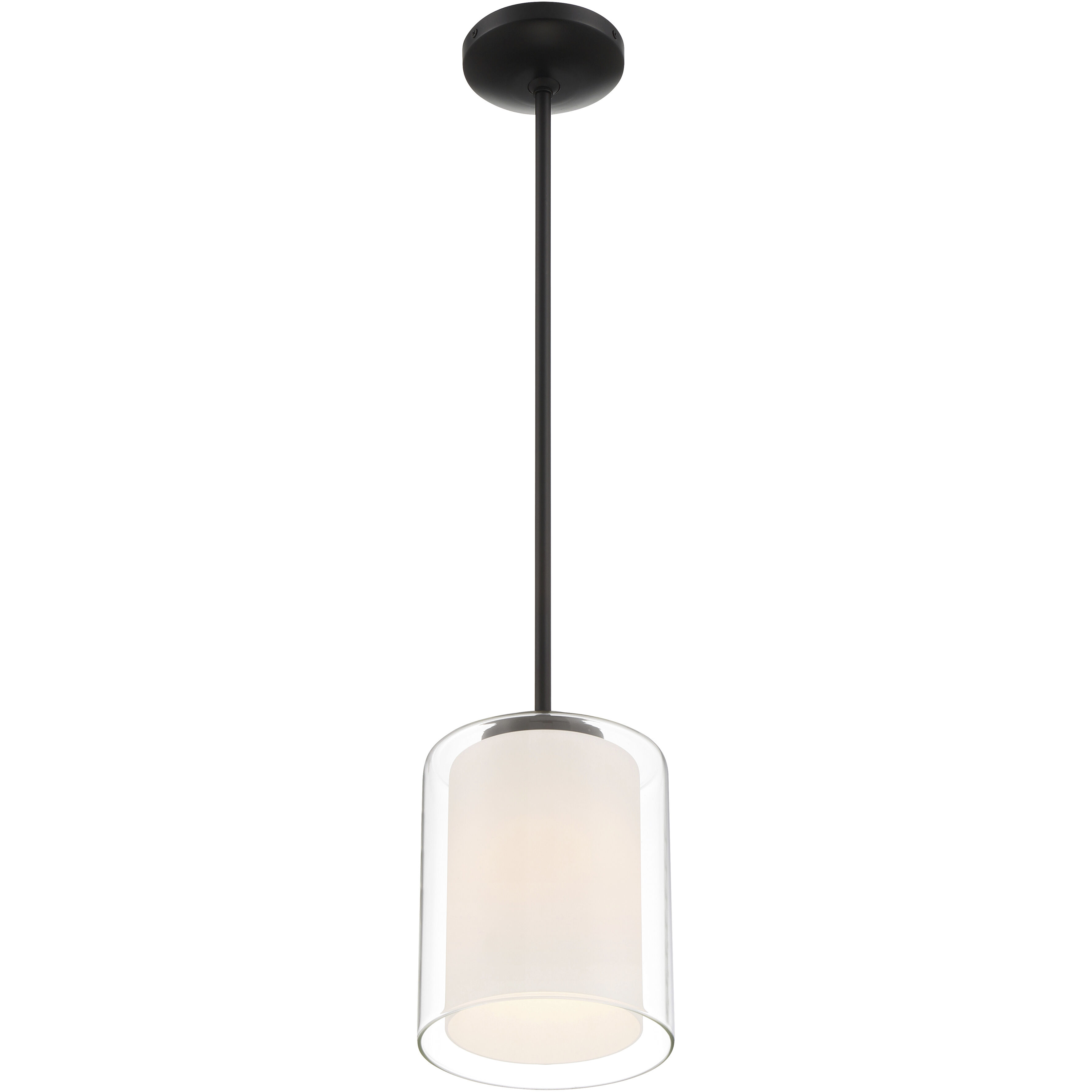 Seville 7 inch Matte Black Pendant Ceiling Light