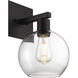 Port Nine LED 8 inch Matte Black Wall Sconce Wall Light